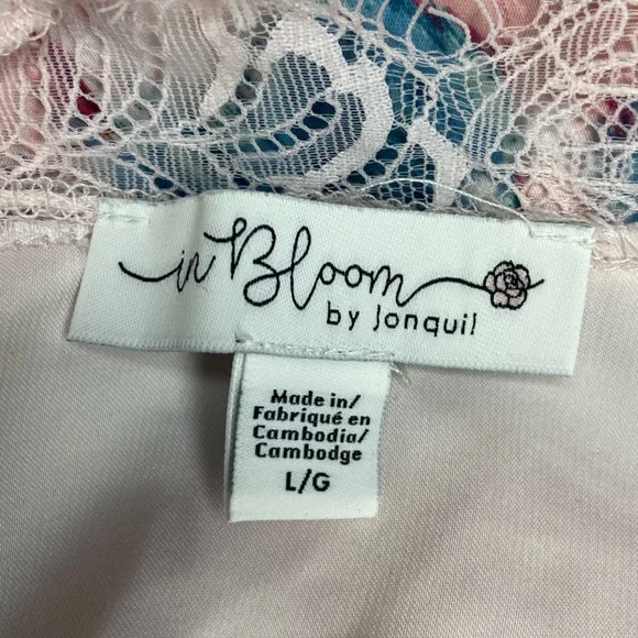 In Bloom Chelsea Floral Chemise L Pre Owned - Picture 2 of 5